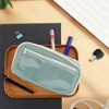 Unique Bargains Pencil Case with Flip Cover for Office Organizer - 2 of 4