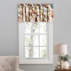 Lined Jacquard Rod Pocket Window Valance 80" x 15" Multicolor by Ellis Curtain - 2 of 4