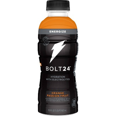 BOLT24 Energize Orange Passionfruit Hydration Energy Drink - 16.9 fl oz Bottle