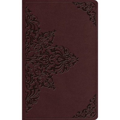 ESV Value Thinline Bible (Trutone, Chestnut, Filigree Design) - (Leather Bound)