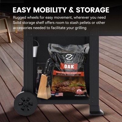 ZPG-6002B Brown Wood Pellet Grill with Rotisserie