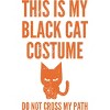 Men's Design By Humans Halloween Introvert Black Cat Costume By Commykaze Tank Top - 2 of 3