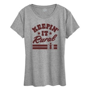 Women's - Case IH - Keepin It Rural Short Sleeve Graphic T-Shirt - 1 of 4
