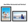 Americanflat 11x14 Picture Frame with Shatter-Resistant Glass, Use as 8x10 Frame with Mat or 11x14 Frame Without Mat, Hudson Collection, Natural Oak - 4 of 4