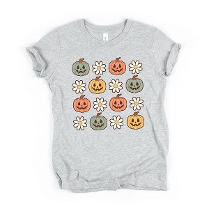 The Juniper Shop Pumpkin Daisies Kids Short Sleeve Tee - 1 of 2