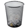YBM Home 4.75 Gallon Steel Mesh Round Open Top Waste Basket Trash Can, Pack of 10 - 3 of 4
