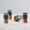 Lekue 2.7oz Shaker Spice Jar (Set of 4) - Clear Glass Spice Container for Powdered & Herb Spices - Dual Openings for Sprinkling & Dosing - 4 of 4