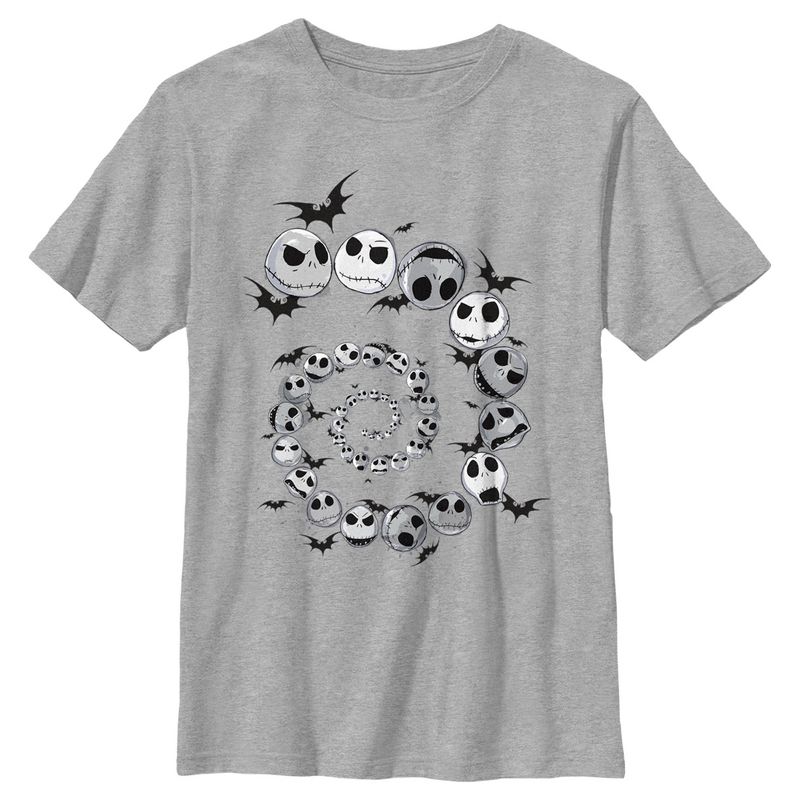 Boy's The Nightmare Before Christmas Spiral Jack T-Shirt, 1 of 6