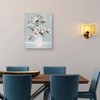 22" x 28" Magnolia Charm by Sally Swatland Unframed Wall Canvas - Masterpiece Art Gallery: Modern Botanical Decor, Ready to Hang - 4 of 4