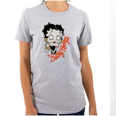 Betty Boop Zombie Cartoon Skeleton Womens Graphic T Shirt Tees Brisco Brands