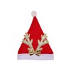 Unique Bargains Christmas Hat Adult Large Antler Christmas Hat Polyester 11.42"x15.35" 1 Pc - 4 of 4