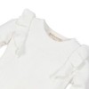 Hope & Henry Girls' Long Sleeve Pointelle Yoke Ruffle Sweater, Infant - 2 of 3