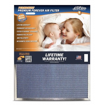 Air-Care 20" x 30" x 1" Permanent Washable Electrostatic Air Filter