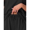INSPIRE CHIC Women's Pajama Set Short Sleeve Lounge Set Elastic Shorts 2 Piece Pjs Sets with Pockets - 4 of 4