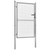 vidaXL Garden Gate Galvanized Steel 41.3"x68.9" Silver - 2 of 4