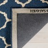 Cambridge CAM130 Hand Tufted Area Rug - Navy/Ivory - 8'x10' - Safavieh. - 4 of 4