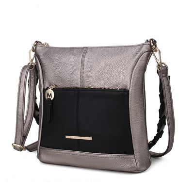 MKF Collection Nala Vegan Color-block Leather Women’s Shoulder Bag by Mia K