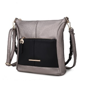 MKF Collection Nala Vegan Color-block Leather Women’s Shoulder Bag by Mia K - 1 of 4