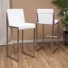 Upholstered and Wood Boucle Counter Height Barstool Christopher Knight Home - 4 of 4