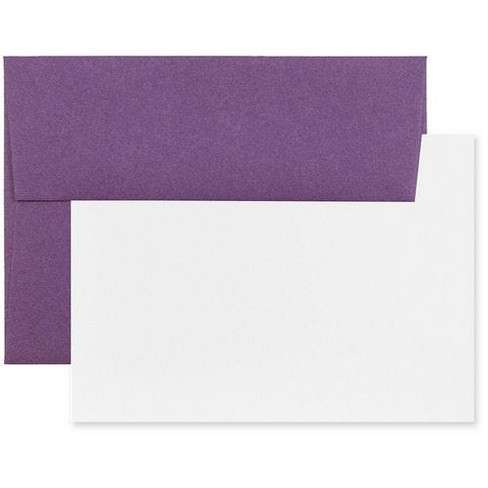 A2 Blank Cards With Envelopes for Invitations, Card Making, Note Cards 25  Flat Cards & Matching Envelopes 48 Colors 