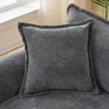 KWPZQEB Accent Chair for Living Room, Modern Chenille Upholstered Armchair with Pillow & 2 Side Pockets, Comfy Reading Chair for Bedroom - 3 of 4