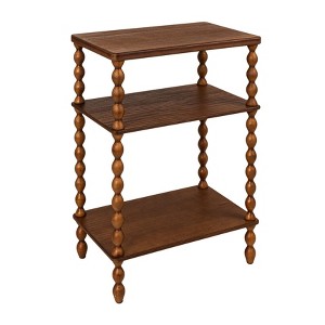Bobbin Leg Rectangle Wood Accent Table - 1 of 4