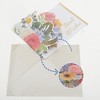 Unique Bargains Pops Up Bouquet Card with Envelope for Friends Family 1 Set - 2 of 4