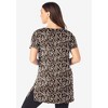 Roaman's Women's Plus Size Short-Sleeve V Neck Ultimate Tunic - 3 of 4