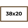 PosterPalooza | Flat Gold Picture Frame - UV Acrylic, Backing Board, Hanging Hardware Included - 2 of 4