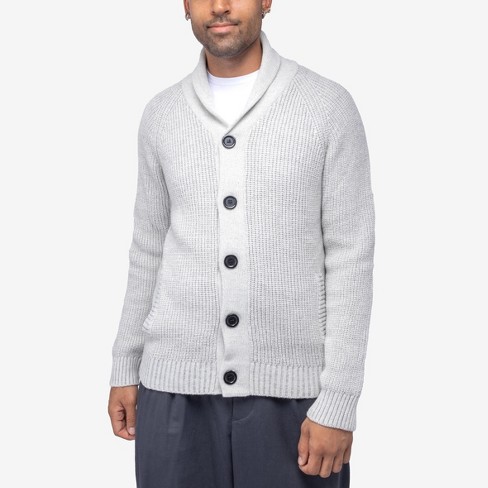 X RAY Waffle Knitted Shawl Collar Cardigan – X-RAY JEANS