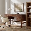 Zurina Modern 56 Rectangular Desk with Solid Wood Legs|HULALA HOME - 2 of 4