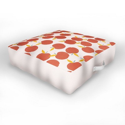 Hello Twiggs Red Apple Outdoor Floor Cushion - Deny Designs