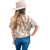 Women's Abstract Collared Print Button Down Wide Top - umgee - 4 of 4