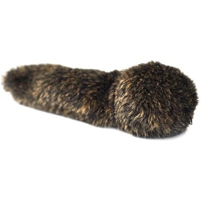 ZippyPaws Bushy Throw Squeaky No Stuffing Plush Dog Toy, Hedgehog