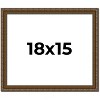 PosterPalooza | Sculpted Gold Picture Frame - UV Acrylic, Backing Board, Hanging Hardware Included - 2 of 4