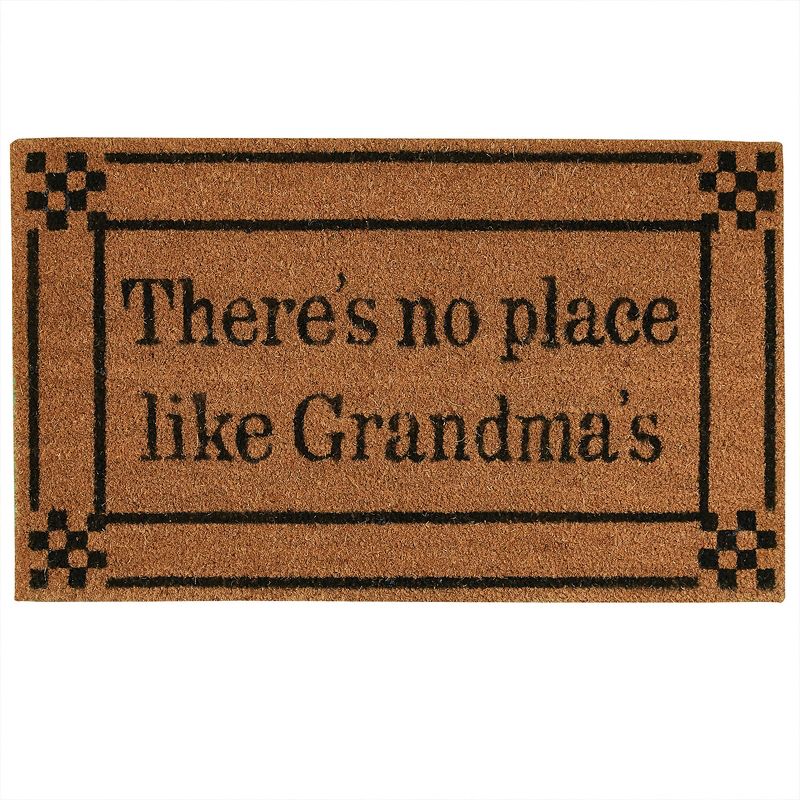Park Designs No Place Like Grandmas Doormat - Beige 1'6''x2'6'', 1 of 4