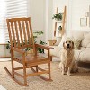 KTMBDW Wood Rocking Chair Outdoord Rocking Chairs for Adult, All Weather Porch Rockers for Lawn Garden, Porch, Deck, Indoor - 4 of 4