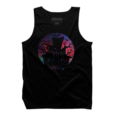 Men's Design By Humans Halloween home By durungkapok Tank Top