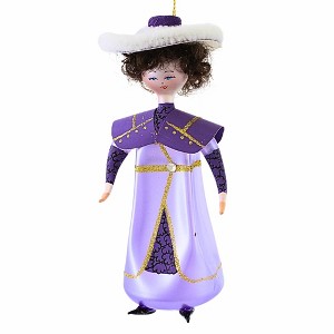 Italian Ornaments 6.0 Inch Lady Lavender Elegant Italian Ornament Tree Ornaments - 1 of 4