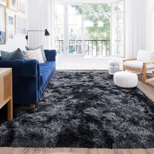 LOVEVOOK Area Rugs for Bedroom, Non-Slip Fluffy Soft Shag Carpet, Living Room Plush Rug for Home Dorm Decor Aesthetic - 1 of 4