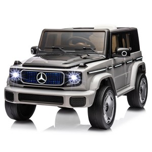 Baby Car, Licensed Mercedes-Benz EQG Electric Car 12V Battery Powered w/Parent Remote Control - 1 of 4