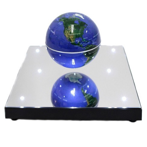 Insten Gravity Challenger Magnetic Levitating Globe, Desk Gadget Toy, Dark  Blue : Target