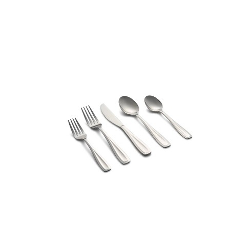 Fancy 4 Piece Bright Chrome Measuring Spoons Set Featuring M For