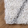 Nuloom Alvera Easy Shag Area Rug, 4' x 6', White - 4 of 4