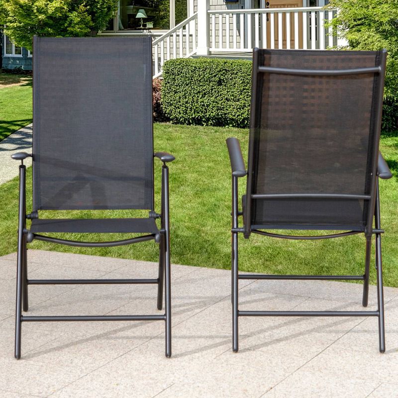 2pk Outdoor 7 Position Arm Chairs with High Backs & Aluminum Frames - Captiva Designs
, 3 of 11