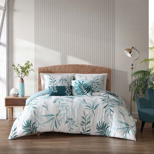 Bebejan Tropical 100% Cotton 5-Piece Reversible Comforter Set - 1 of 4