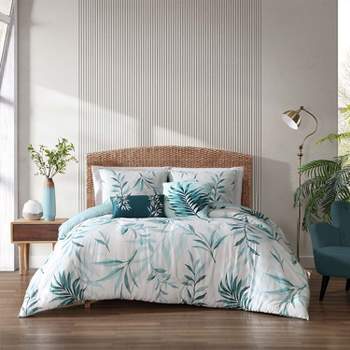 Bebejan Tropical 100% Cotton 5-Piece Reversible Comforter Set