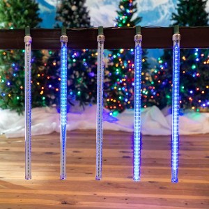 Novelty Lights LED Cascading Meteor Starfall Tube Icicle Light Pack of 5 - 1 of 4