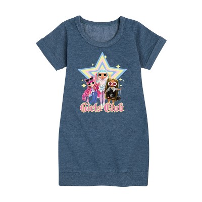 - LOL Surprise! - Girls Club Graphic Short Sleeve Fleece Dress
