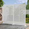 NAYSAYE Privacy Fence Screen Panels Wall Ultra Thick HDPE Wind Resistant for Outdoor Balcony Outside Backyard Garden, 45.47"*15.75"*72.05" - 3 of 4